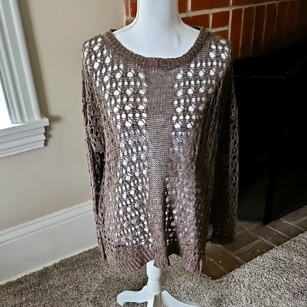 Project Women's Brown Knit Sweater